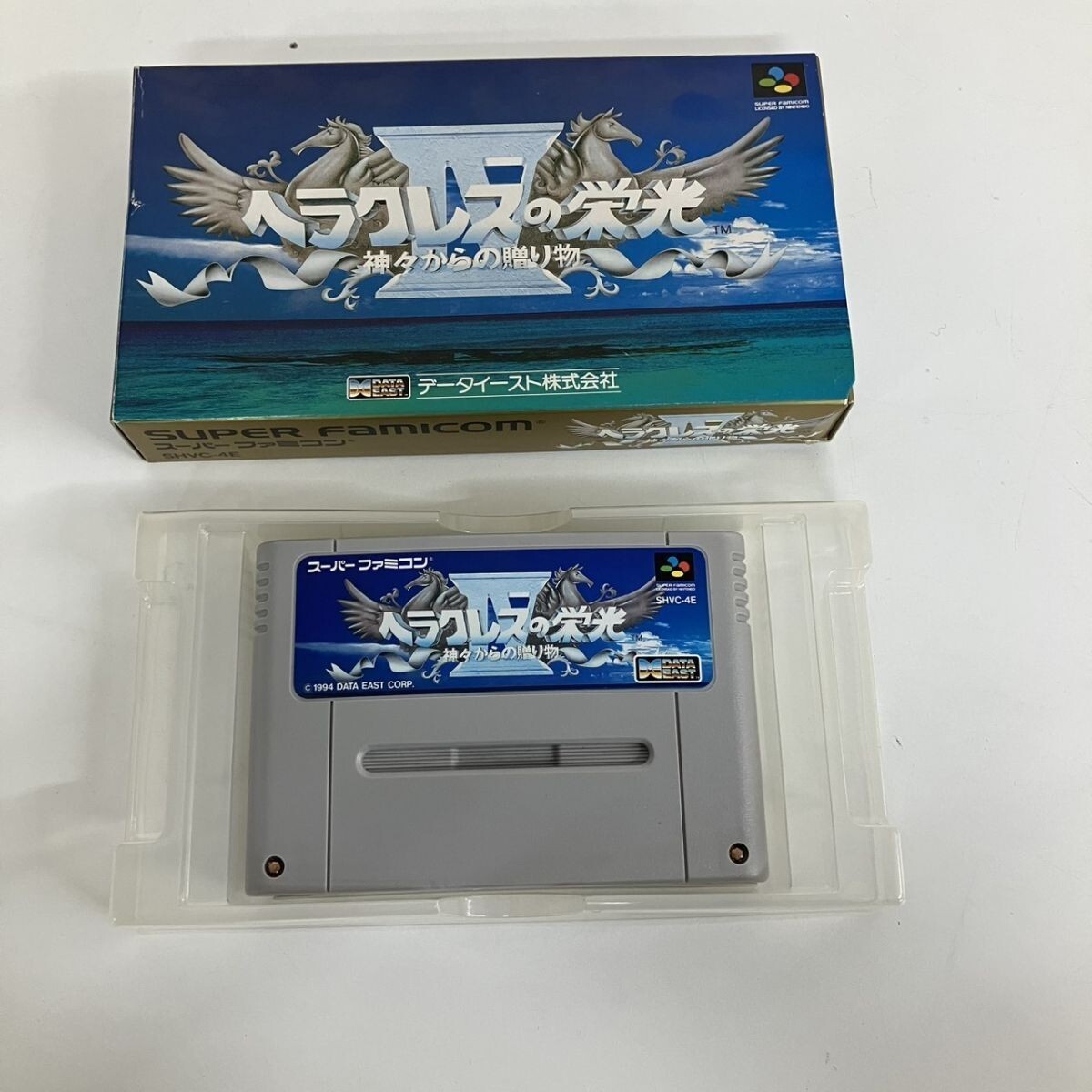 N137-SG8-1521 ◎ ゲームソフト ヘラクレスの栄光IV 神々からの贈り物 データイースト DATA EAST SHVC-AK4J スーパーファミコン NA