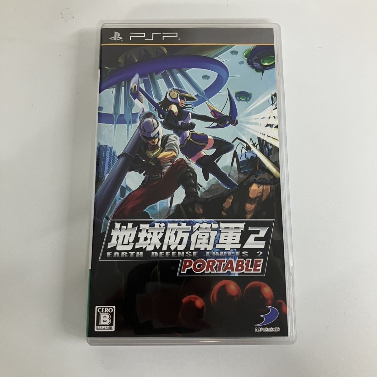 N135-SG8-1578 ◎ ゲームソフト 地球防衛軍2 ポータブル PORTABLE PSPソフト プレイステーションポータブル 説明書付き NA