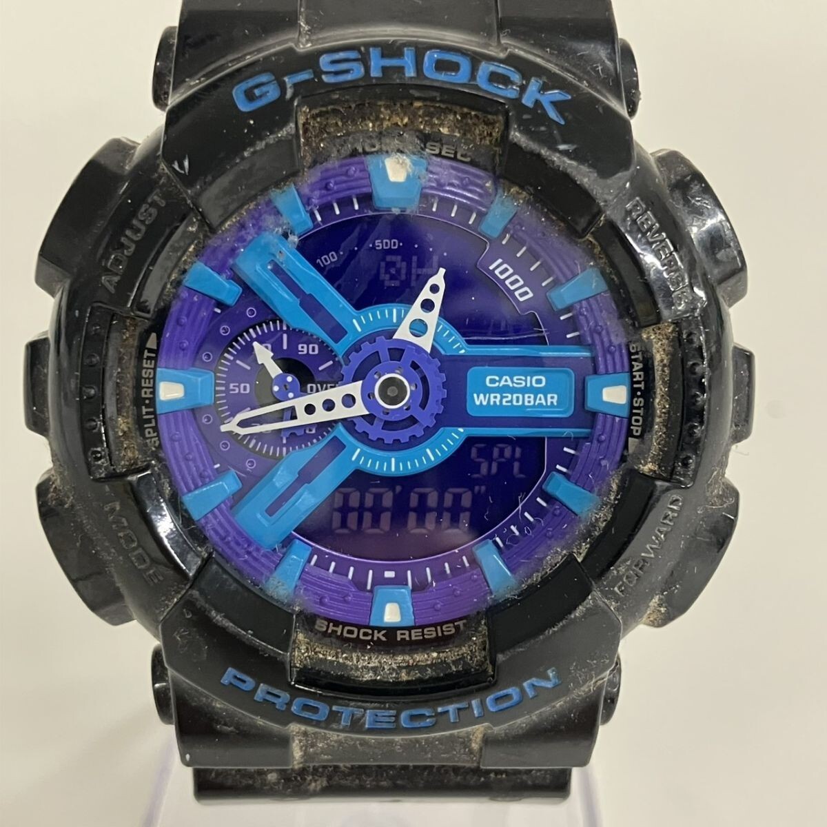 N121-NG19-76 ◎ 腕時計 カシオ CASIO G-SHOCK ハイパー・カラーズ Hyper Colors ショックレジスト GA-110HC NA