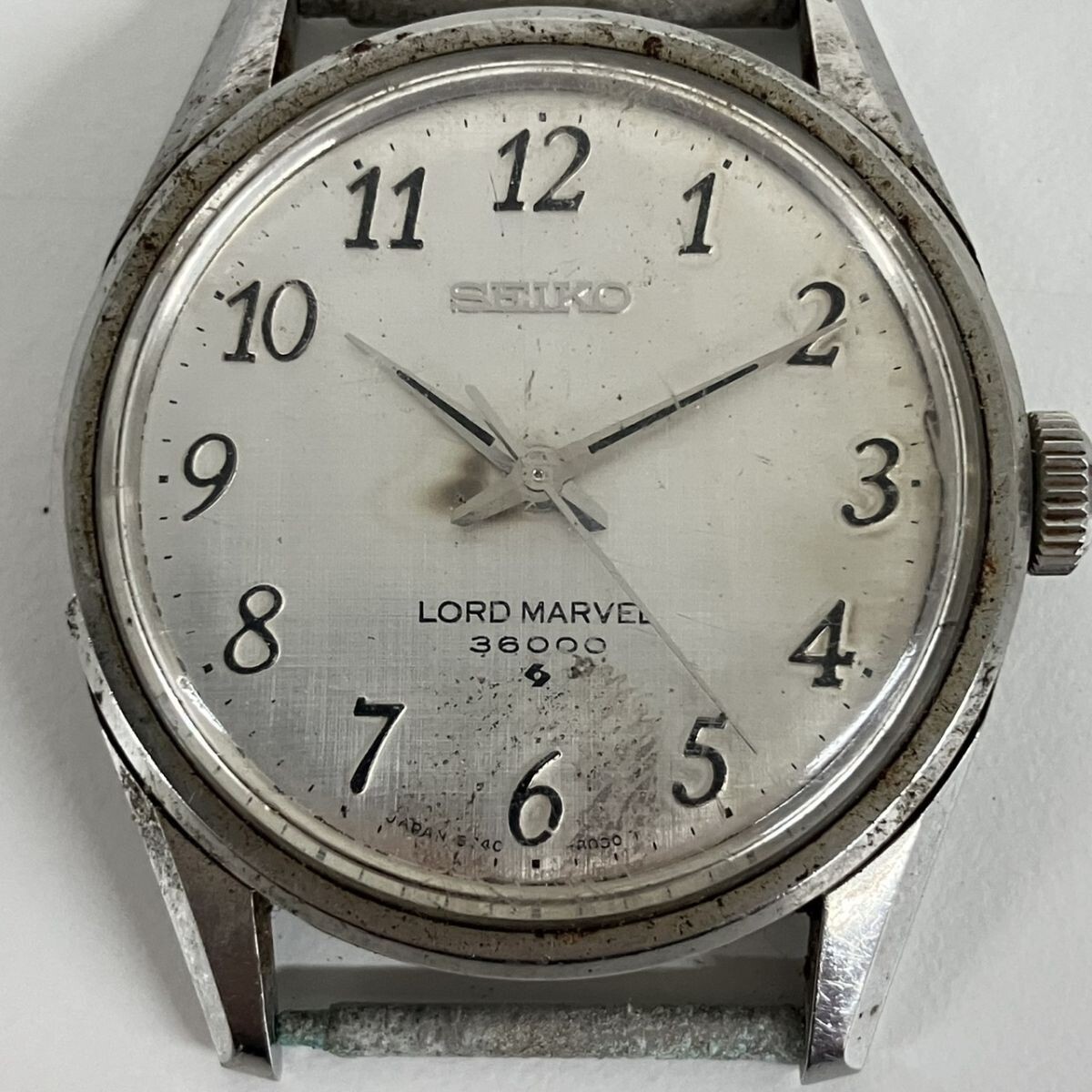 N117-NG17-96 ★ 腕時計 セイコー SEIKO ロードマーベル 36000 LORD MARVEL 36000 絹目 5740-8000 リネン 手巻き式 Cal.5740C 稼働 NA