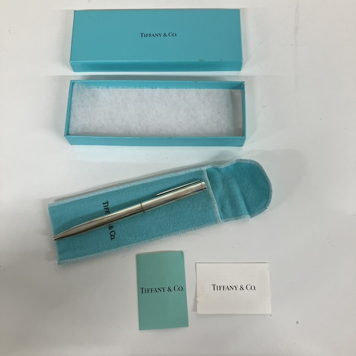 N114-T20-3295 ◎ ボールペン ティファニー Tiffany & Co. スターリングシルバー シルバー925 リトラクタブル 文房具 筆記具 筆記用具 NA