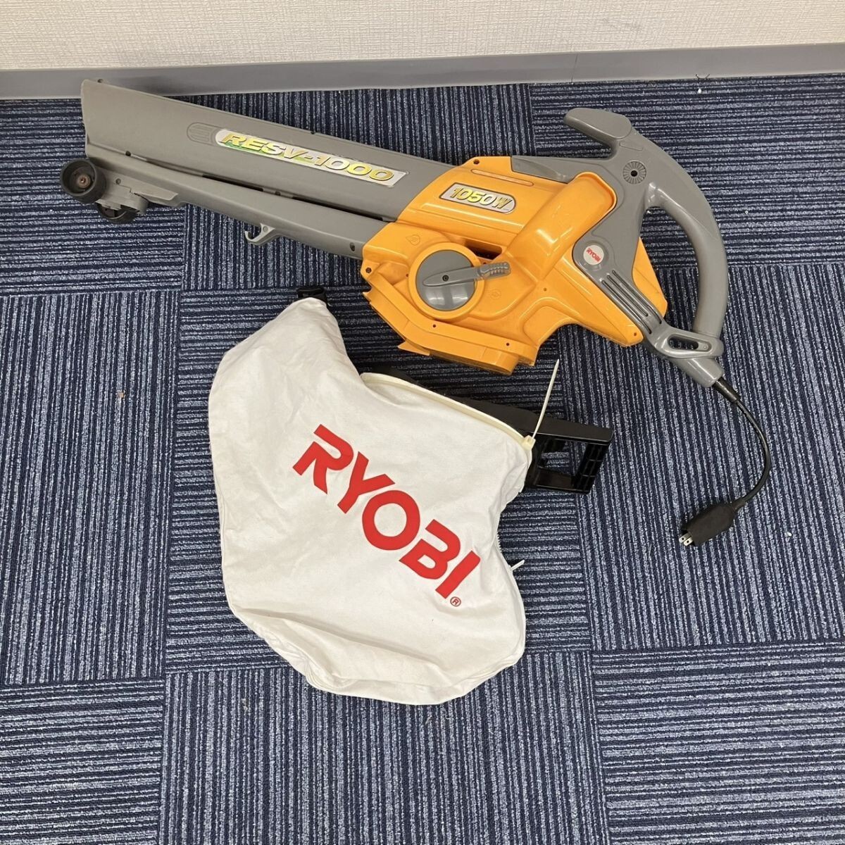 N110-NG15-540 リョービ RYOBI ブロワバキューム RESV-1000 集じん 動作確認済み 工具 DIY用品 空調 送風機 ブロワ NA