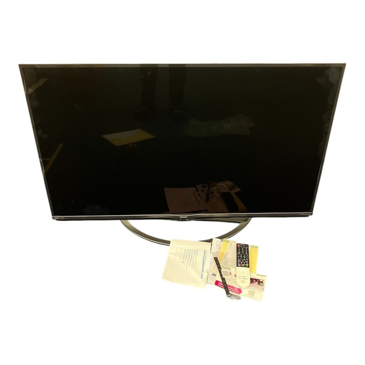 N109-NG16-41【引取推奨】テレビ SHARP シャープ 50V型 4K対応 液晶テレビ AQUOS 4T-C50AM1 2019年製 通電のみ確認済み NA