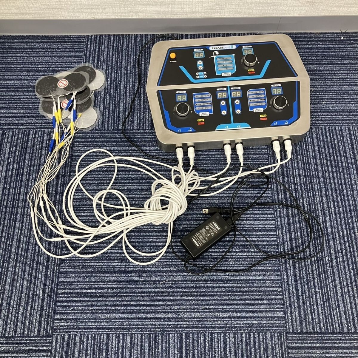 N100-NG15-530 複合高周波EMS機器 エクスケアPRO III EXCARE PRO III エクスケア・プロ・スリー 楽トレ 通電のみ確認済み NA