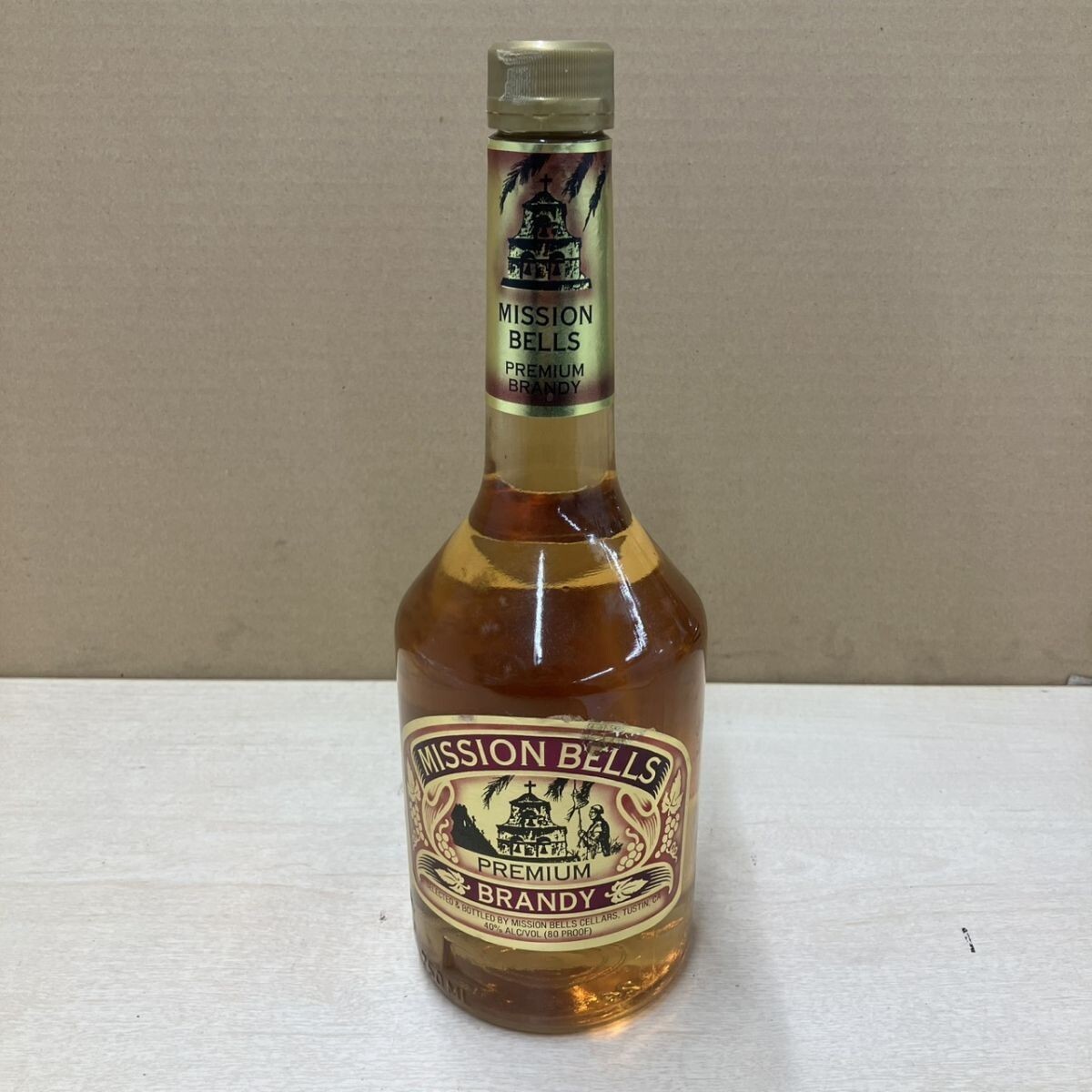 N030-NG16-106【未開封】お酒 ブランデー ミッション・ベル プレミアム・ブランデー Mission Bells Premium Brandy 750ml 40% NA
