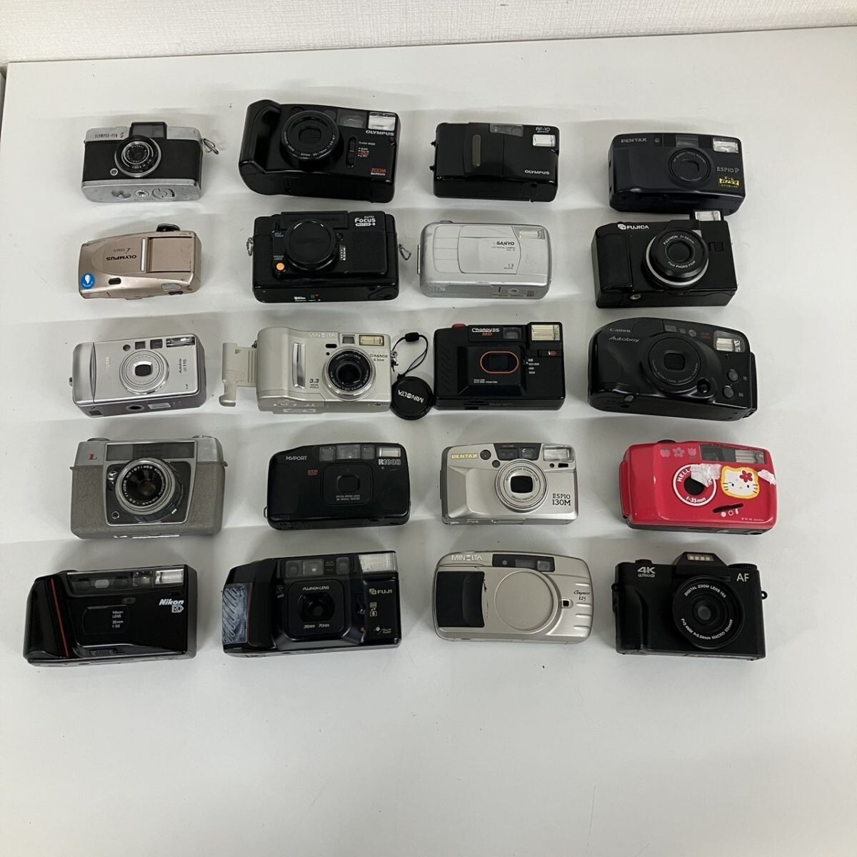 LI1003-■-0 カメラ20点 コンパクトカメラ Olympus Pen S オリンパス ペン エス KOMERY 4K Ultra HD コメリー エイチディー NA