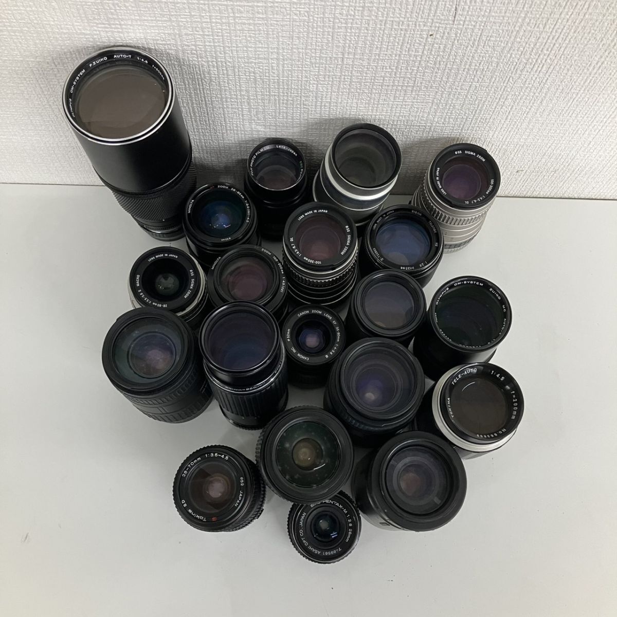 LI1001-■-0 カメラ交換用レンズ まとめ20点 Canon キャノン Minolta ミノルタ Sigma シグマ Tamron タムロン Tokina トキナー NA