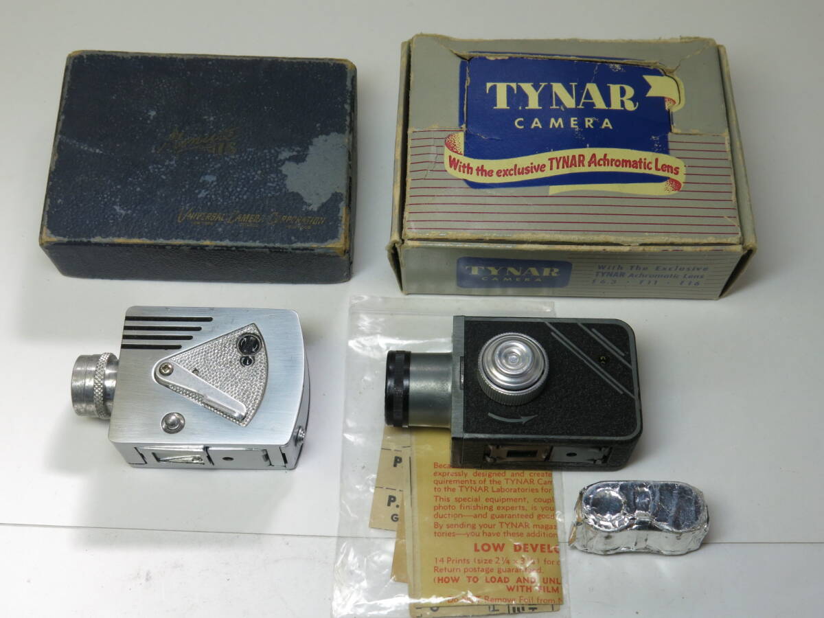 TYNAR & Universal-Minute16 タイナー16mmフィルム スパイカメラ 珍品セット