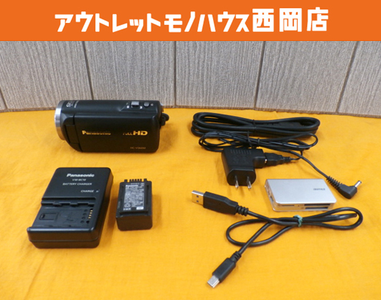 パナソニック HDビデオカメラ HC-V360M ブラック フルハイビジョン Full HD 対応 札幌市 西岡店 