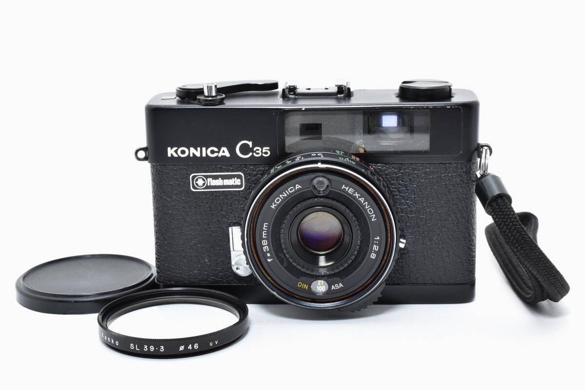 Konica コニカ C35 Flash matic マニュアルフォーカス コンパクトフィルムカメラ#2778330