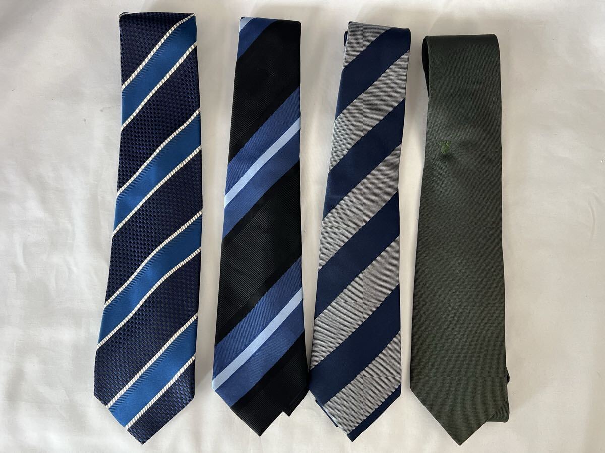 美品　Hilton ネクタイ　洋服の青山　高級　4本セット③