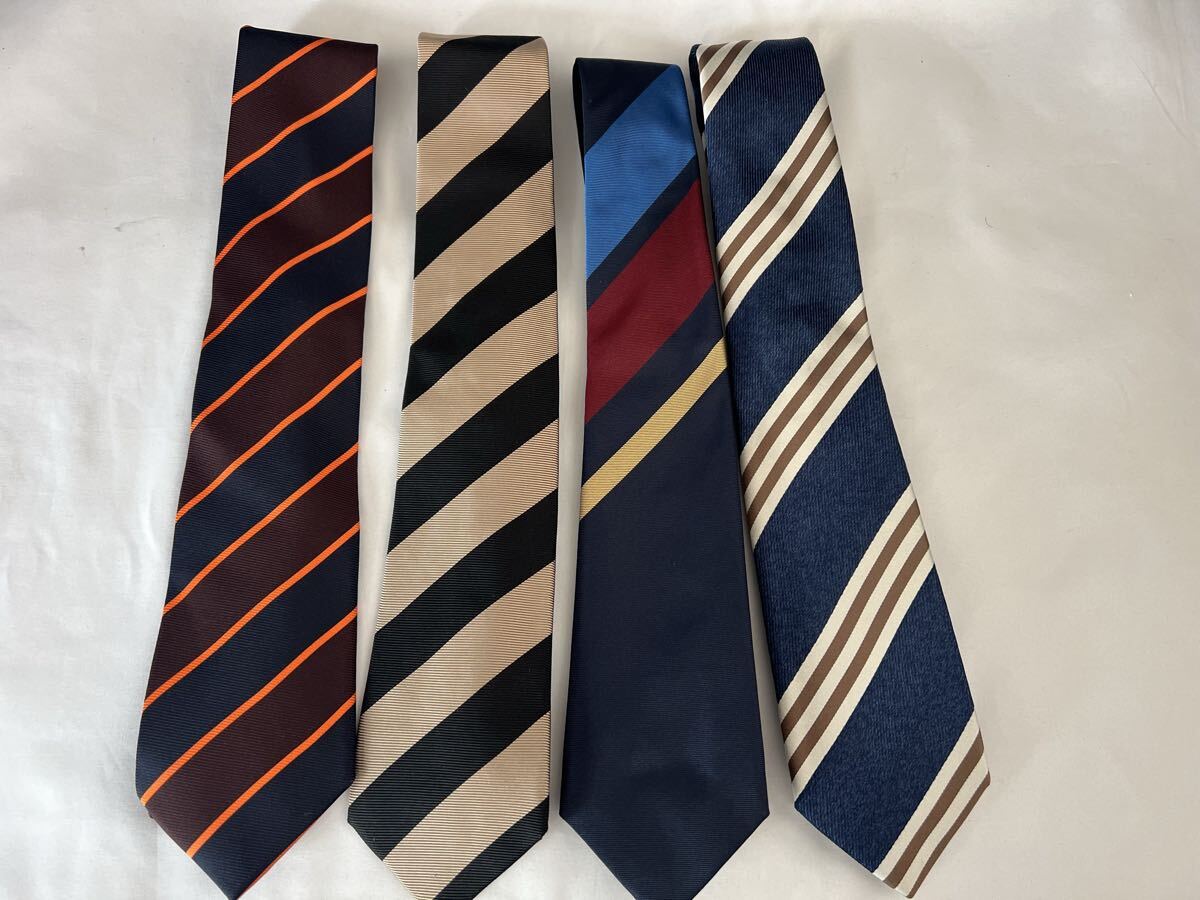 美品　Hilton ネクタイ　洋服の青山　高級　4本セット⑥