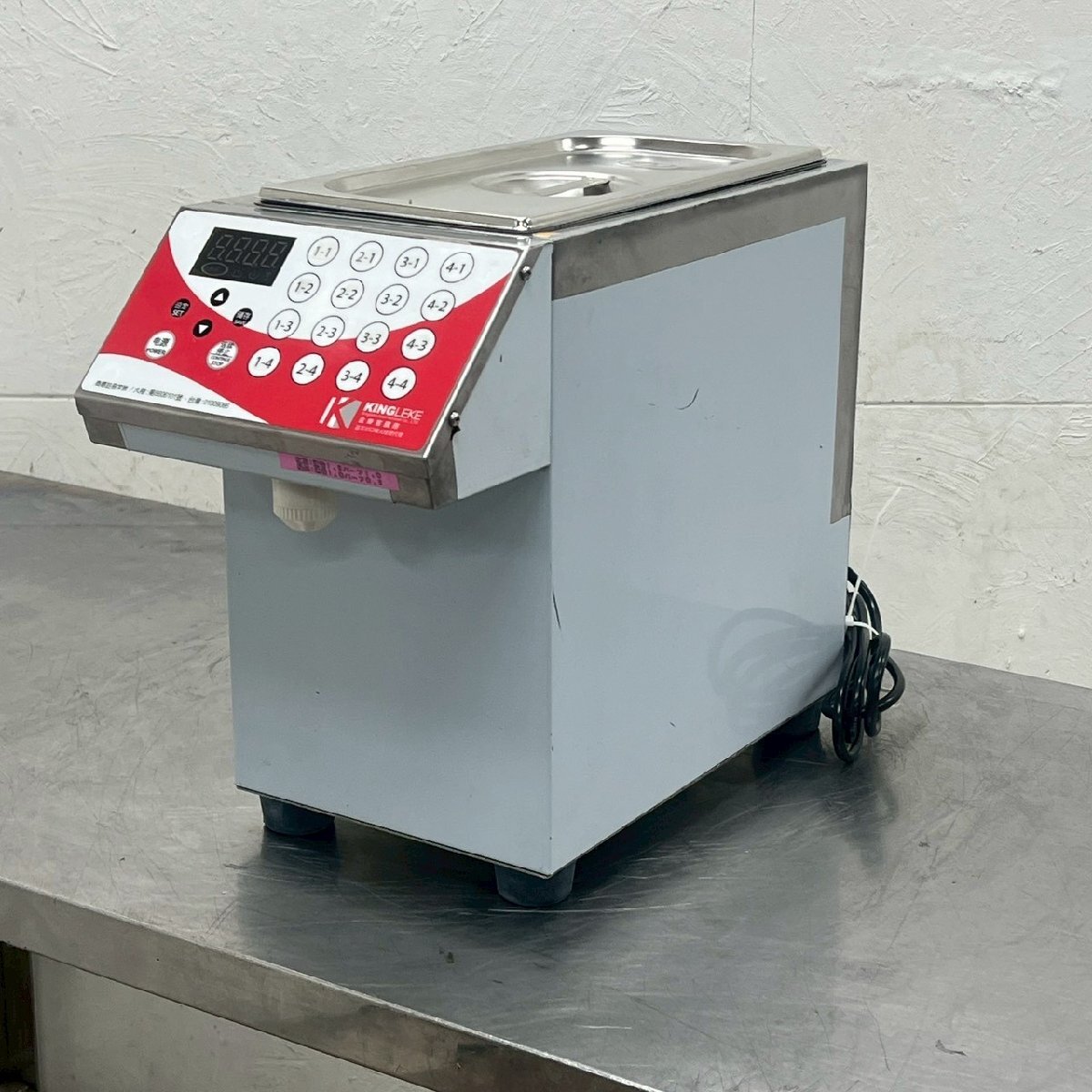 業務用 タピオカ ドリンク シロップマシン YF-9CSN-S 卓上型 タピオカ 台湾製 店舗用品 シロップディスペンサー /D4717