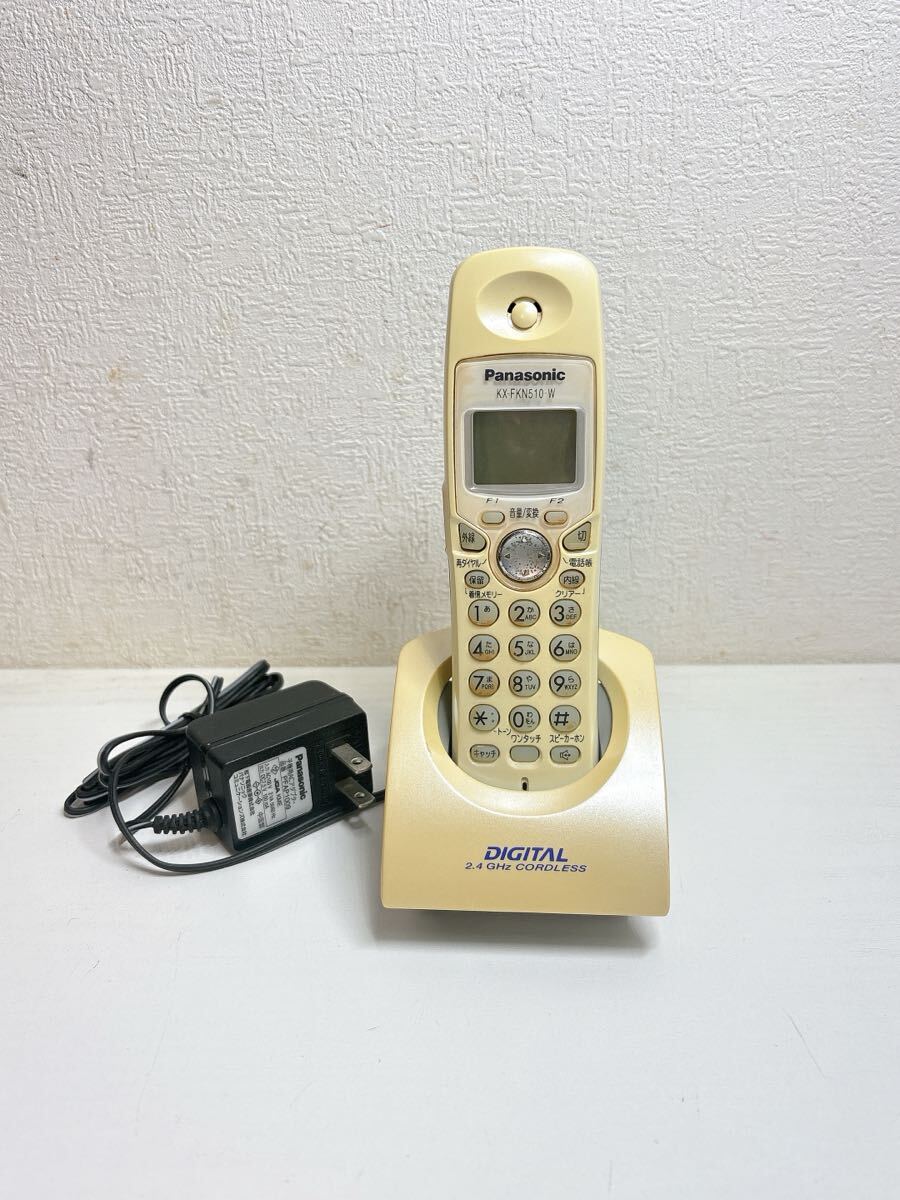 2400 Panasonic パナソニック KX-FKN510-W 子機 未チェックジャンク