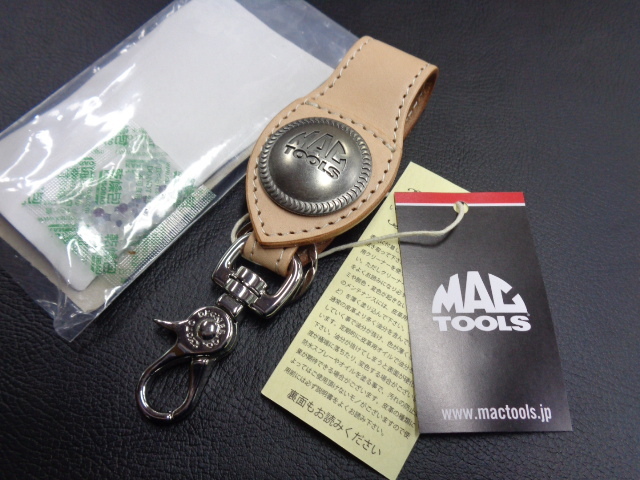 ［8975］数量限定品! MACTOOLS マックツール 本革 レザー ベルトループキーホルダー TAN/ナチュラルベージュ 99MCDSTRAPTN 新品 ストラップ