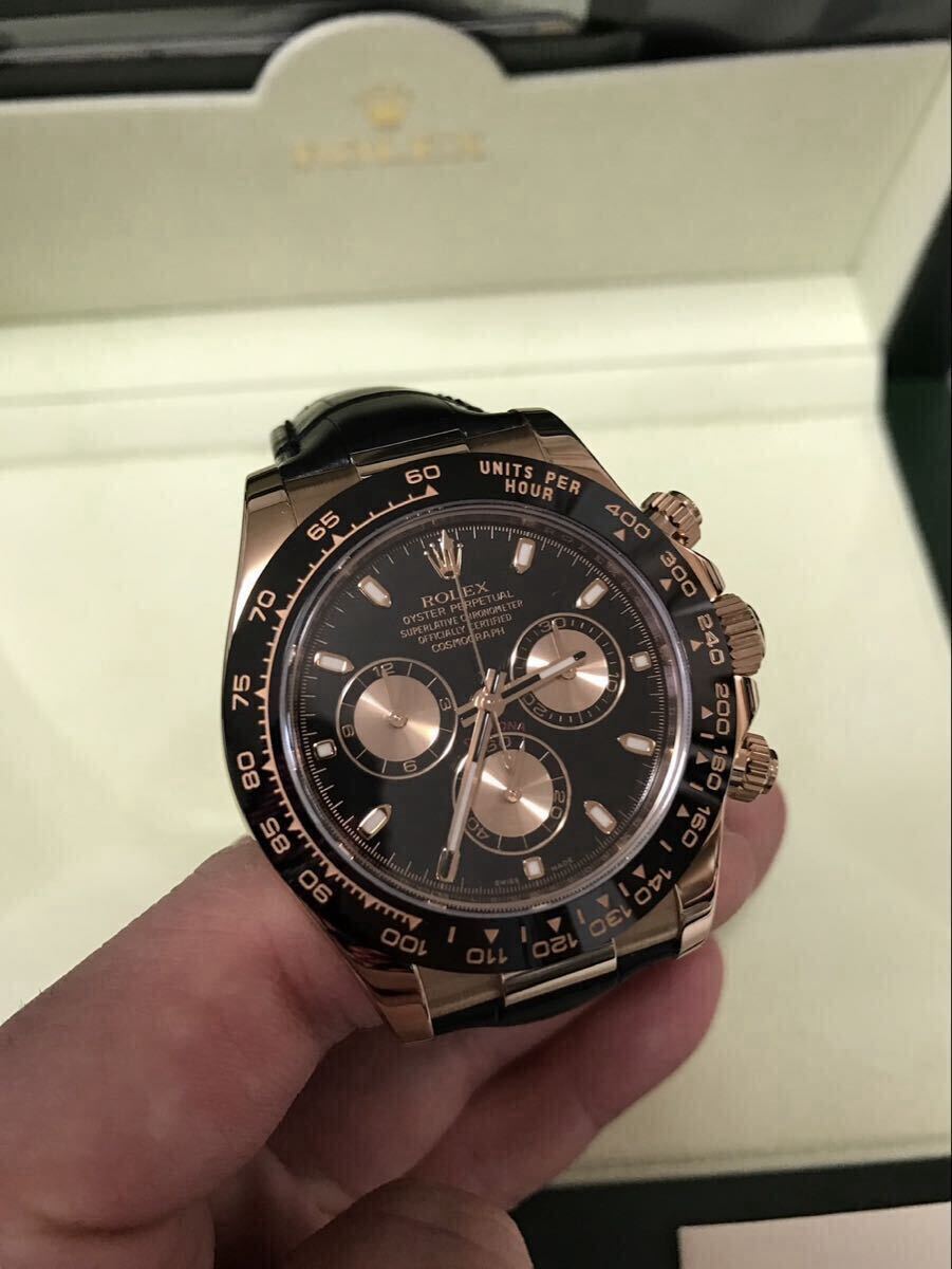 ROLEX/ロレックスコスモグラフデイトナ/型番116515LN/18PG/付属品完備/中古美品