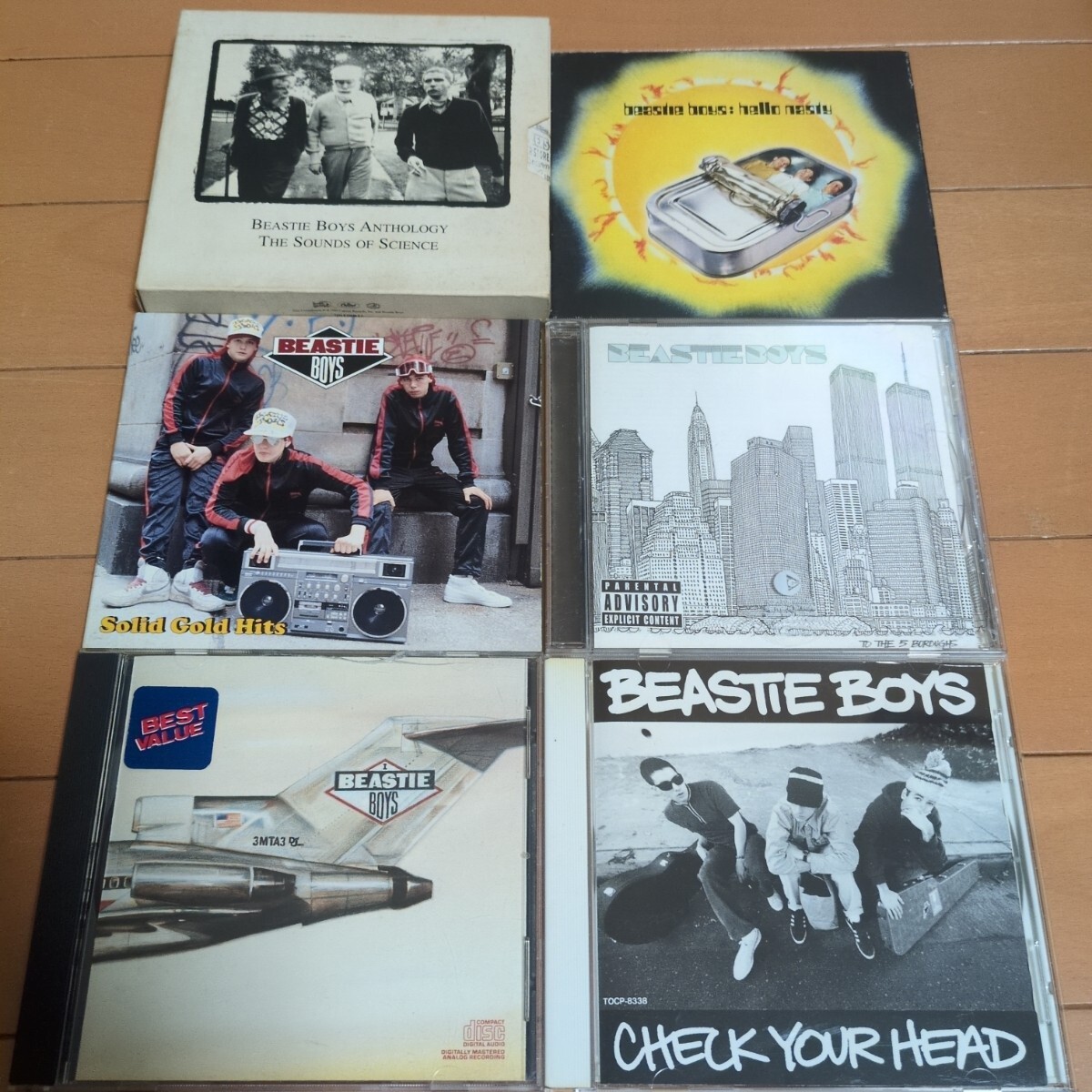 ビースティー・ボーイズ　CD　6枚　BEASTIEBOYS　ヒップホップ　HIPHOP　ハードコア　エクストララージ　スケボー　古着　ビンテージ