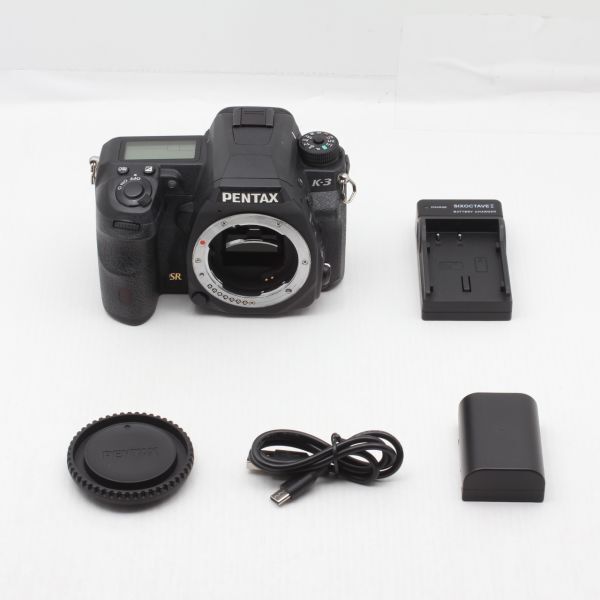 【美品】ショット数53,105 枚 PENTAX K-3 ボディ JS129-01146