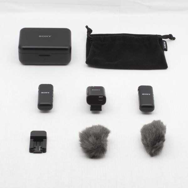 【ほぼ新品】SONY ソニー カメラ用マイク ワイヤレスマイクロホン ECM-W3 JS129-01183