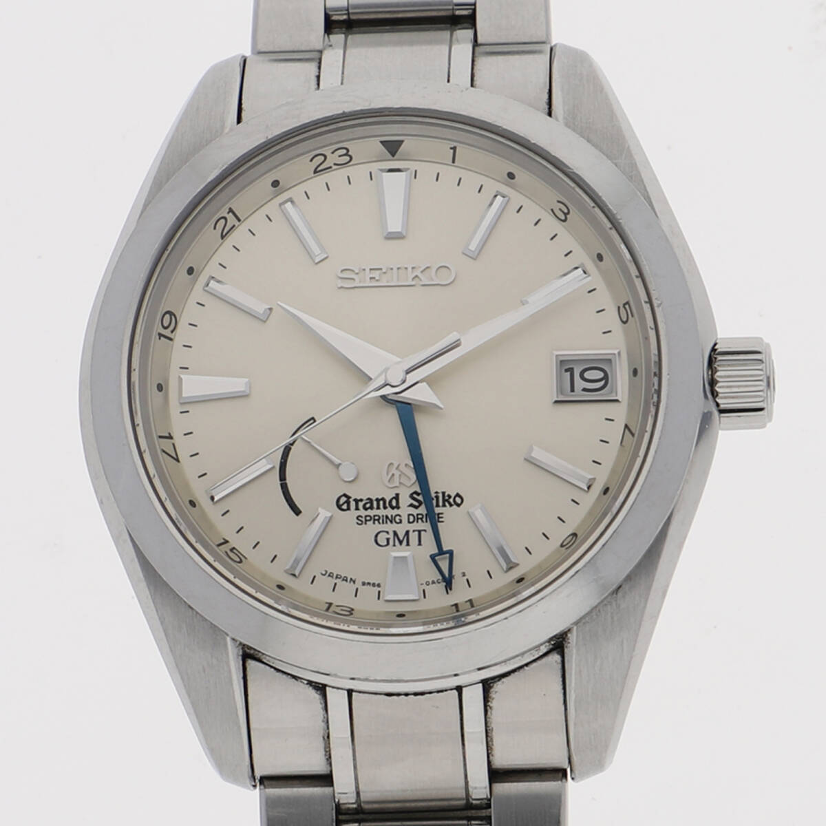 SEIKO セイコー SBGE005 9R66-0AC0 グランドセイコー シルバーダイヤル SS スプリングドライブ メンズ【134398】