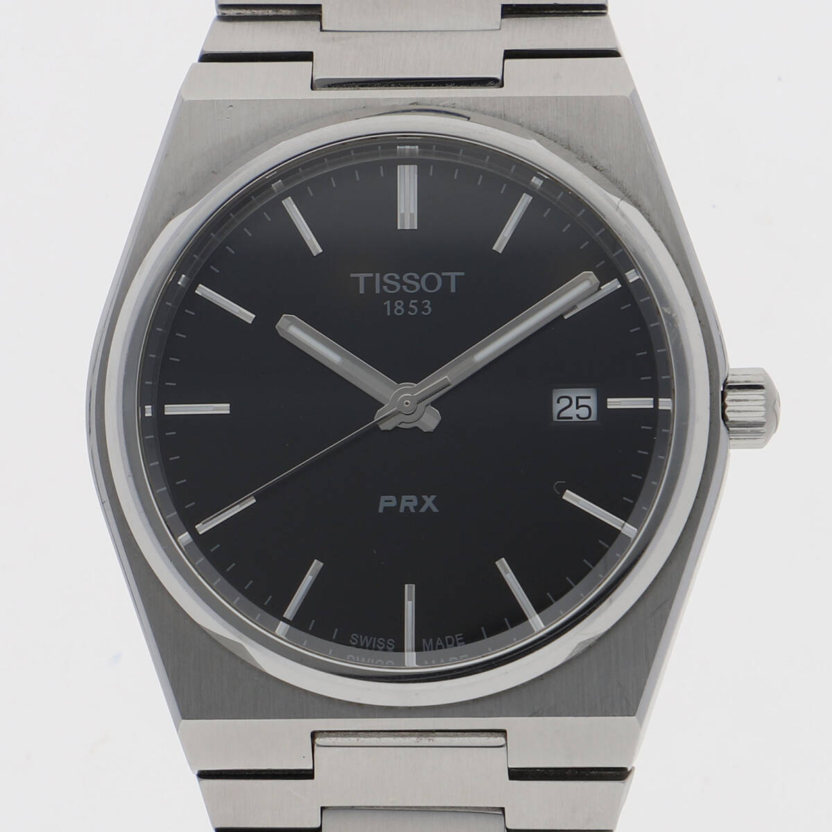 TISSOT ティソ T137410A PRX ブラックダイヤル SS クオーツ メンズ【143689】
