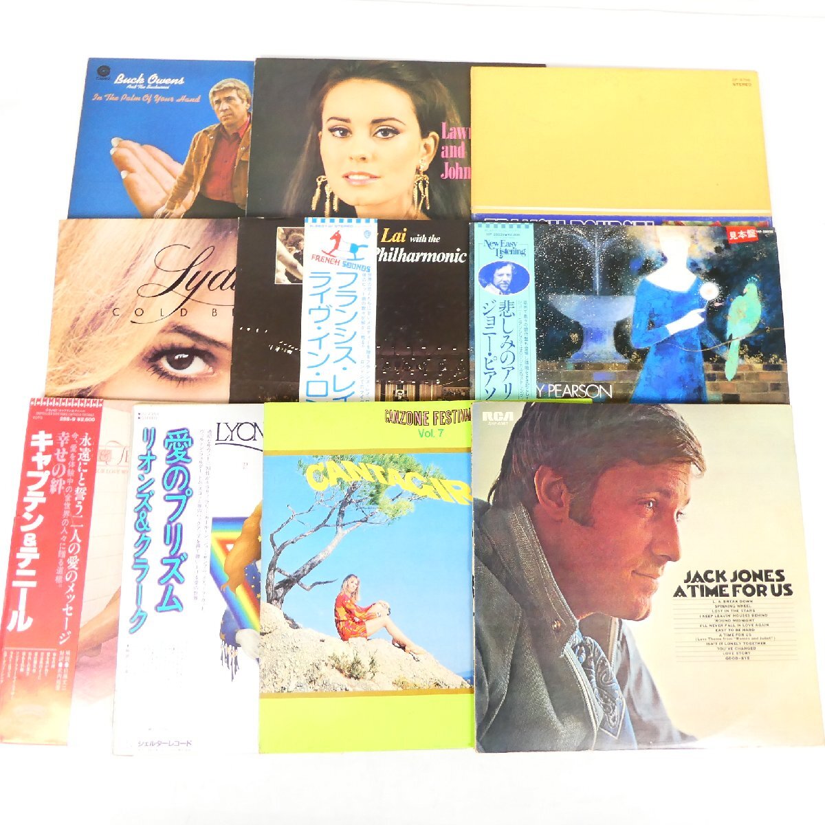 見本盤 LP レコード 10点セット キャプテン＆テニール フランシス・レイ リディア 他 非売品 まとめ売り コレクション品■AD014s■