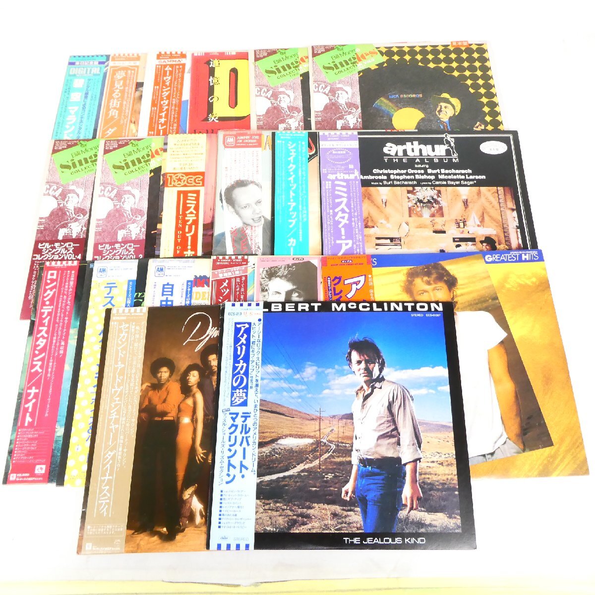 見本盤 LP レコード 20枚セット 帯付き 洋楽 デルバート・マクリントン ジム・メッシーナ ガンマ 他 大量セット コレクション品■AD173s■