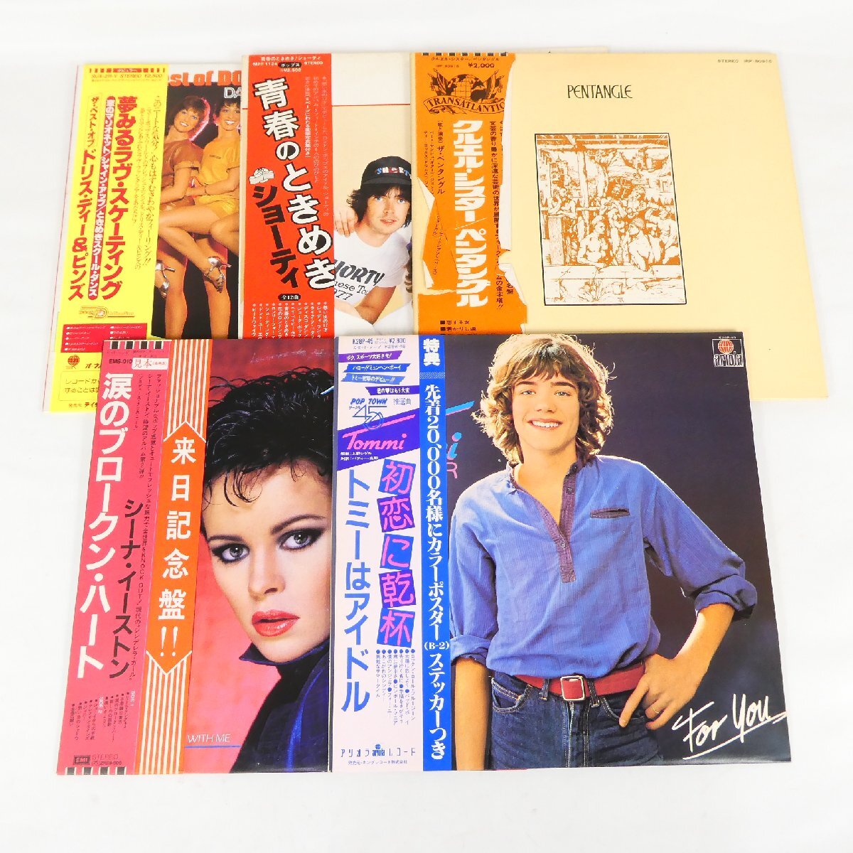 見本盤 LP レコード 5点セット 帯付き シーナ・イーストン ショーティ SHORTY 他 非売品 プロモ盤 コレクション品■AD195s■