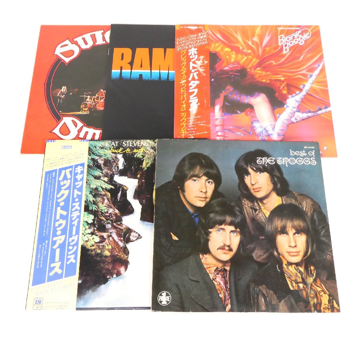 見本盤 LP レコード 5点セット 帯付き等 グレッグ・ダイアモンド・バイオニック・ブギー 他 非売品 プロモ盤 コレクション品■AD198s■