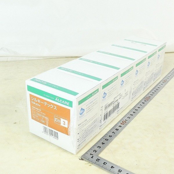 アルケア シルキーテックス 6箱セット 粘着性伸縮包帯 ホワイト 3号 2.5cm×5m 2個入 ガーゼ固定 圧迫固定 新品■HD017s■