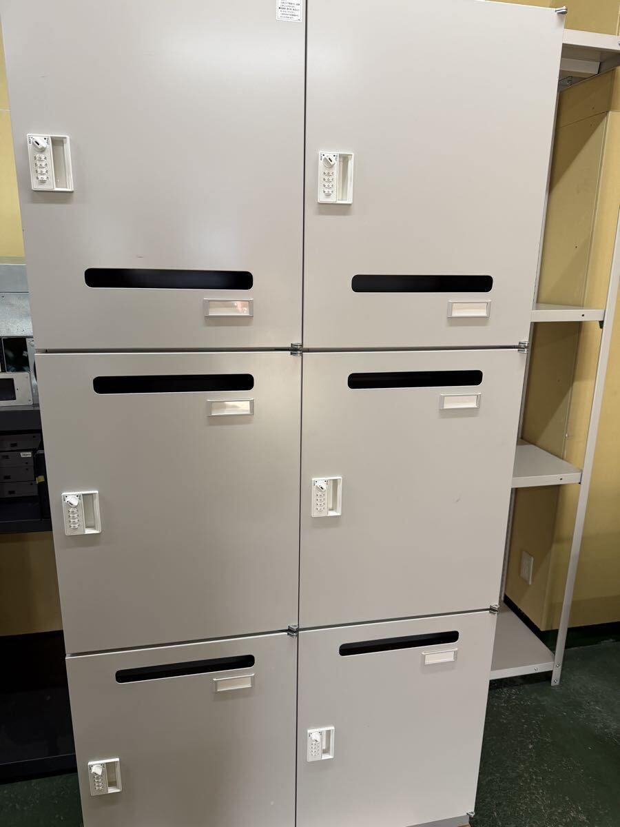 ITOKI イトーキ　パーソナルロッカー　ダイヤル式　6人用　 HCN-189HSR2-WE