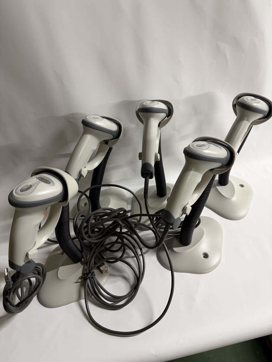 Symbol バーコードリーダー LS2208-SR20001R USB接続 動作品 5台セット