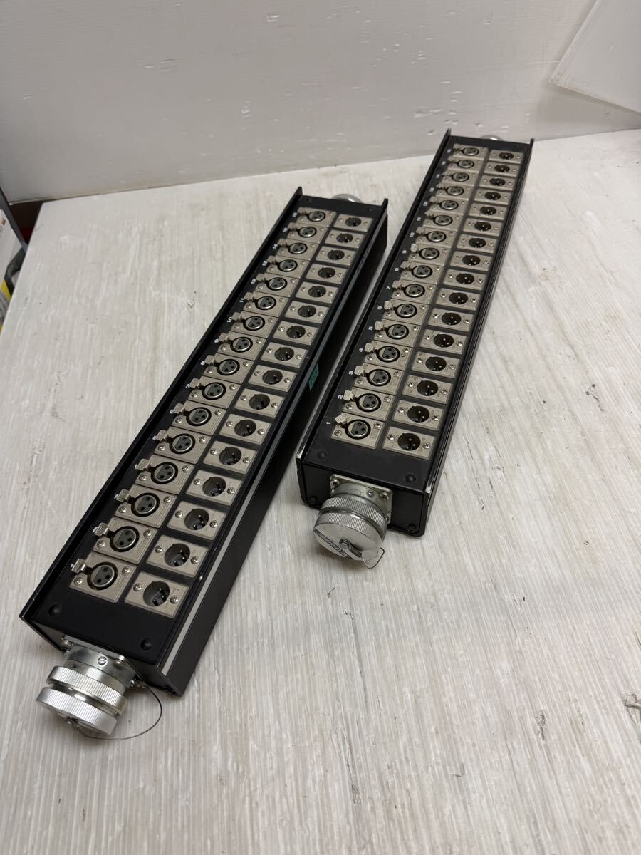 2台セット　CANARE 16J12F12 16ch パラパラボックス コネクターボックス カナレ