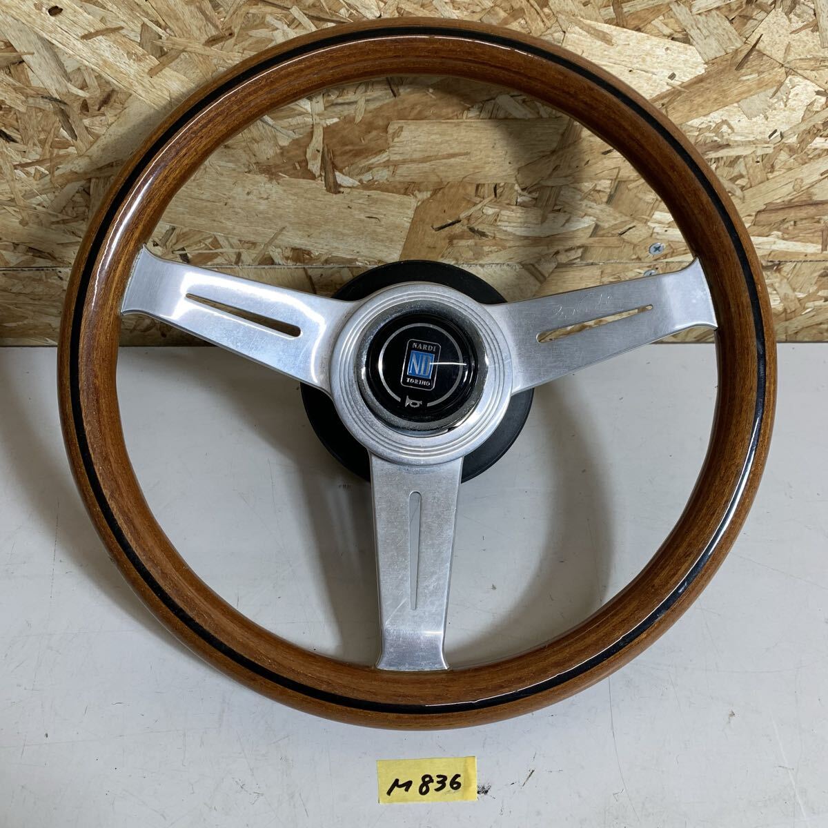 NARDI ナルディ ステアリング ウッドステアリング 当時物 旧車 クラシック ハンドル ウッド M836
