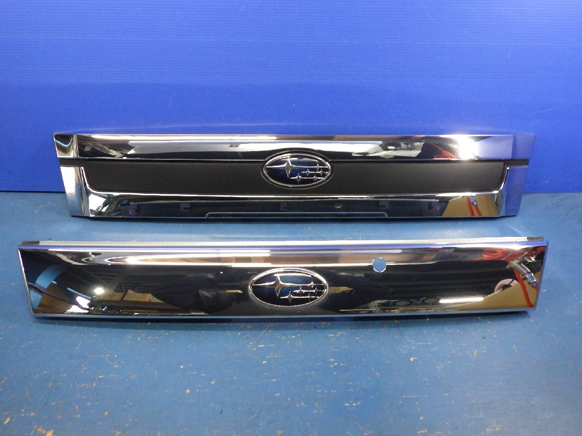 サンバー ディアス フロントグリル リアガーニッシュ メッキ TW2 TW1 TV1 TV2 【個人宅直配不可】