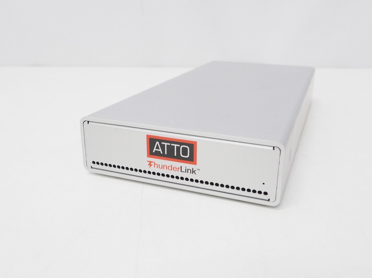 ATTO TLNT-2102-D01 Thunderbolt2 to 10GbE Thuderbolt2-Ethernet Adapter ネットワークブリッジ *416527