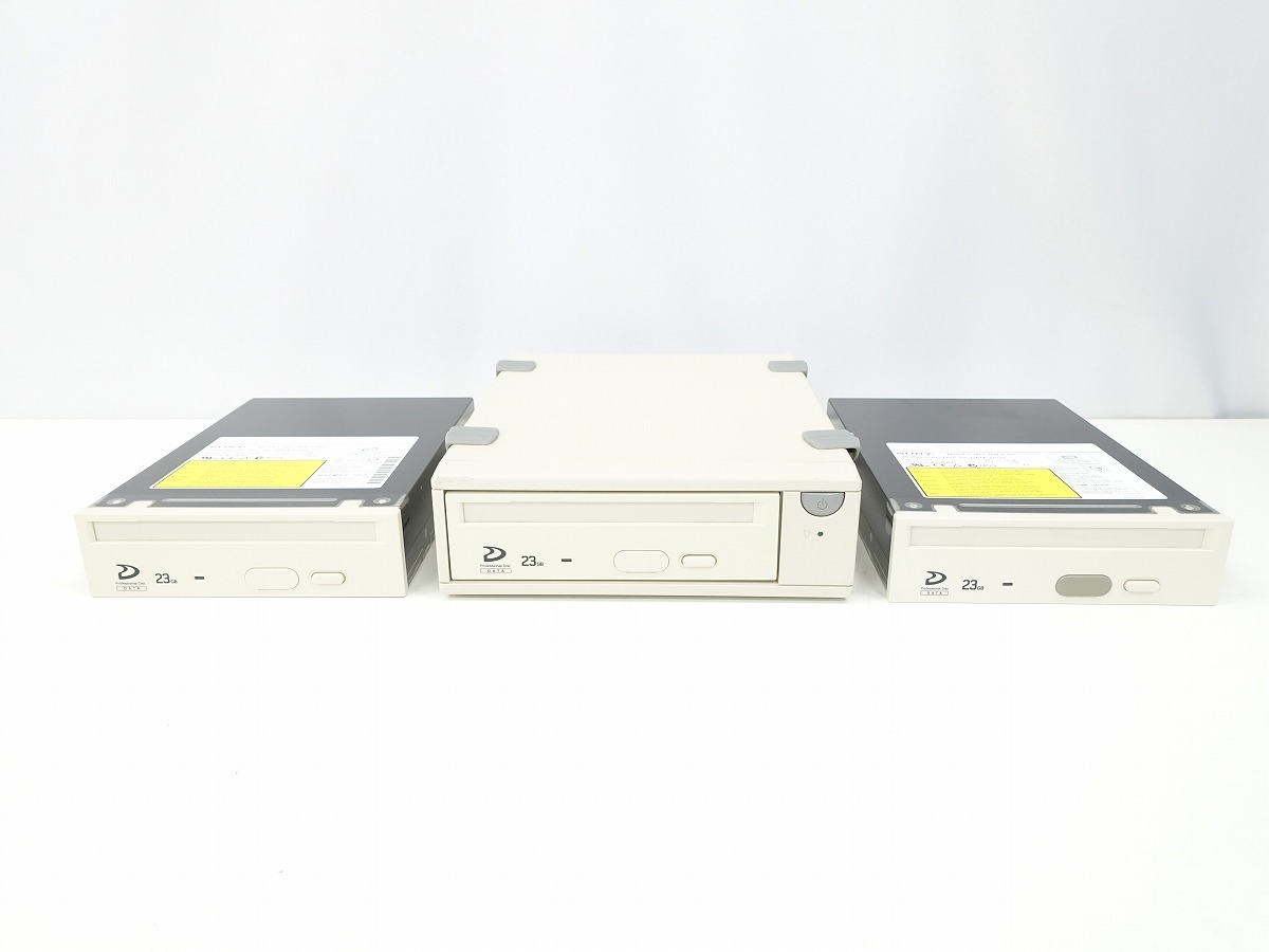 SONY BW-F101 レーザードライブ 3台 ジャンク / Professional Disc 23.3GB *445926