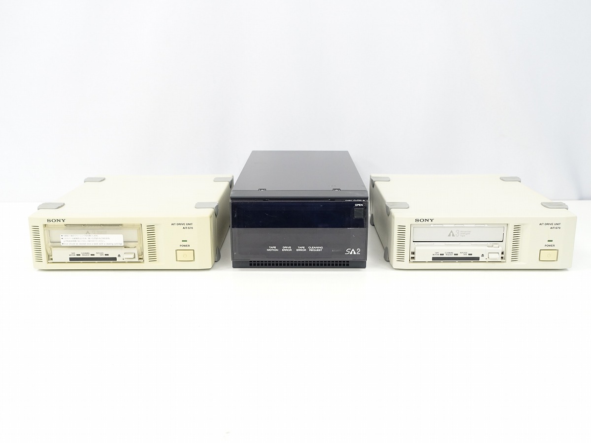 SONY S-AIT テープドライブユニット SDZ-230/L AITドライブユニット AIT-S70 2台セット *445925