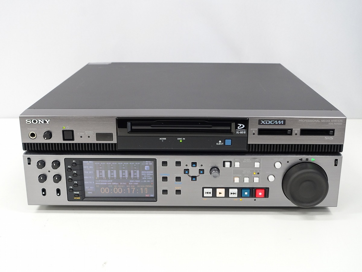 【LASER 0H】 SONY XDS-PD1000 XDCAMプロフェッショナルメディアステーション 動作品 / HDD内蔵 PD3層・4層対応 *443836