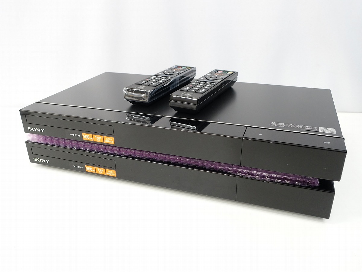 SONY BDZ-E520 ブルーレイディスクレコーダー 2台セット BD/DVD/HDDレコーダー リモコン付き *426824