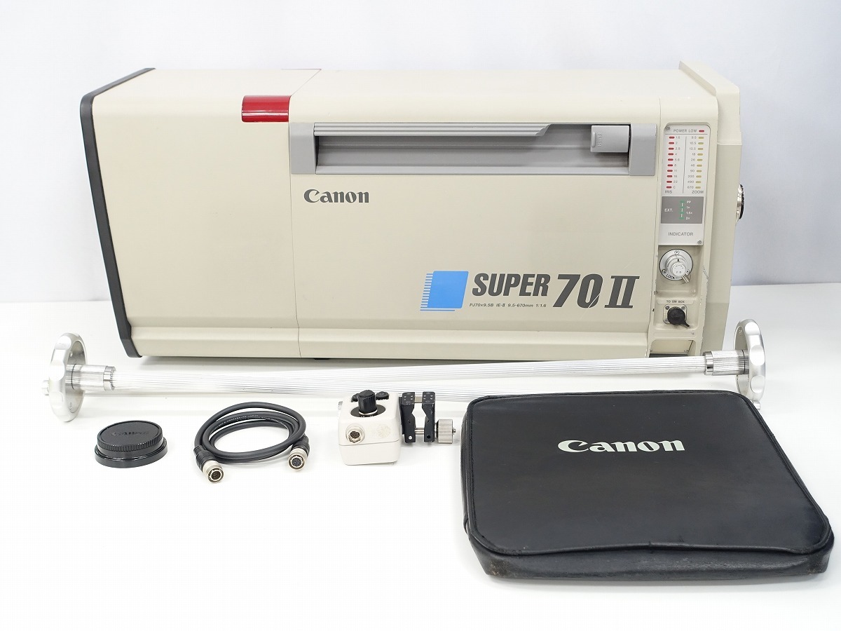 Canon PJ70x9.5B IE-II 9.5-670mm 1:1.6 超高倍率ズームレンズ 2/3 B4 マウント *421239