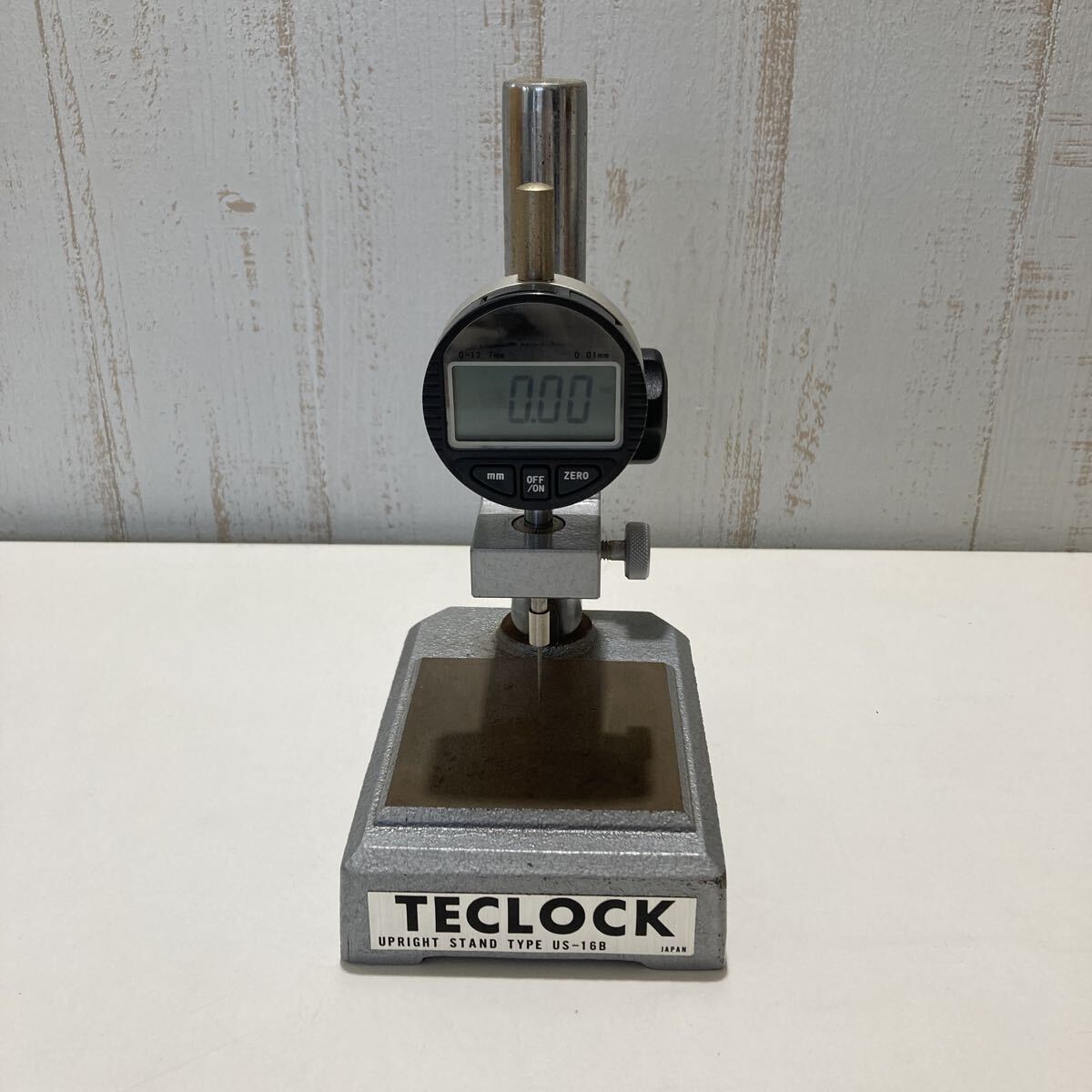 TECLOCK アップライトスタンド US-16B デジタルダイヤルゲージ 測定器 測定工具 通電OK！