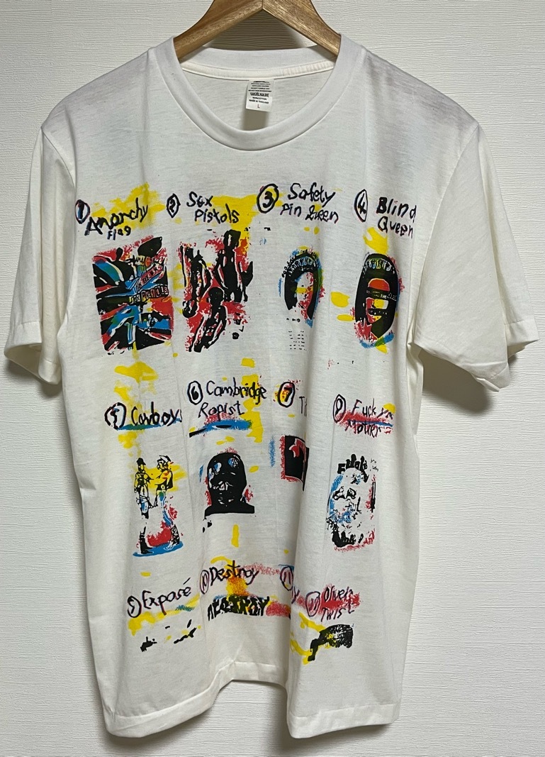 セデショナリーズ Tシャツ L ホワイト 古着 sedetionaries sex pistols セックスピストルズ ピストルズ セックス・ピストルズ