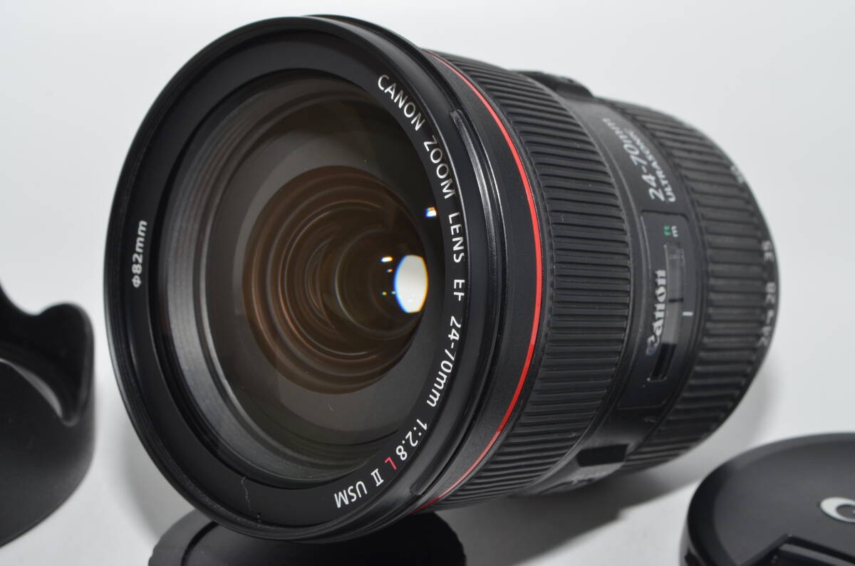 260055★ほぼ新品★Canon 標準ズームレンズ EF24-70mm F2.8L II USM フルサイズ対応