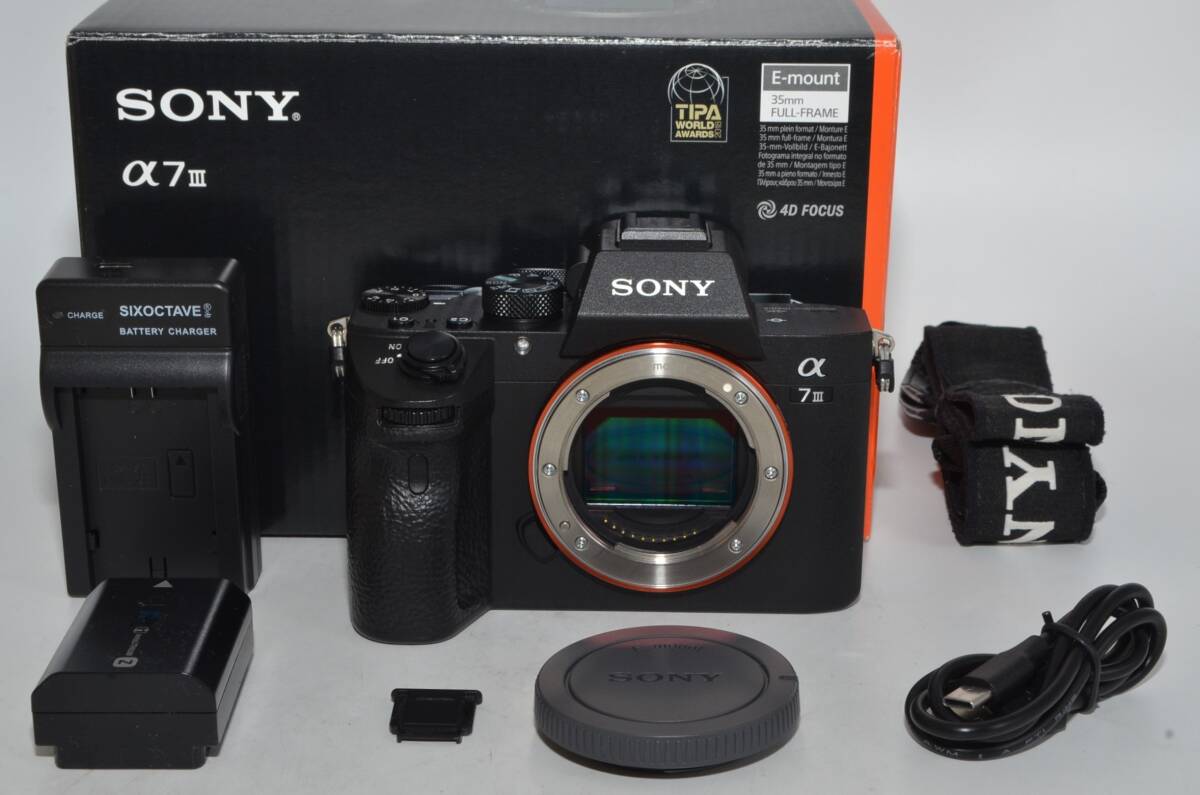 260107★極上★SONY(ソニー) フルサイズ ミラーレス一眼カメラ α7III ボディ(レンズなし) ブラック ILCE-7M3