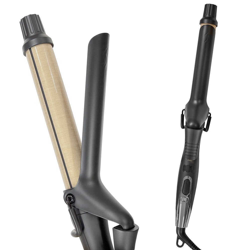 KINUJO プロカールアイロン 26mm シルクプレート 保湿 ヘアアイロン コテ ヘアスタイリング ヘアセット 巻く 送料無料- 80S◇ ゼロサンダル