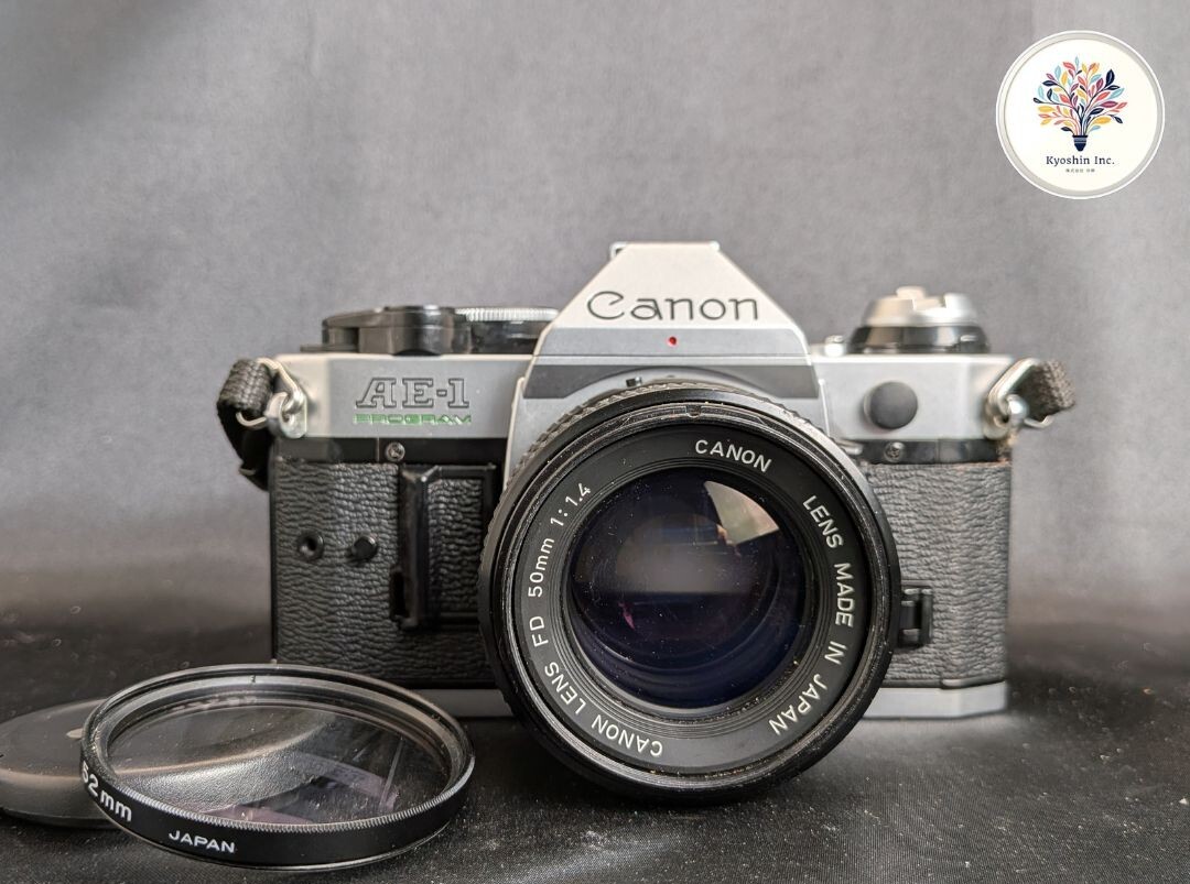 CANON キャノン AE-1 PROGRAM シルバー+ New FD 50mm f1.4　A7