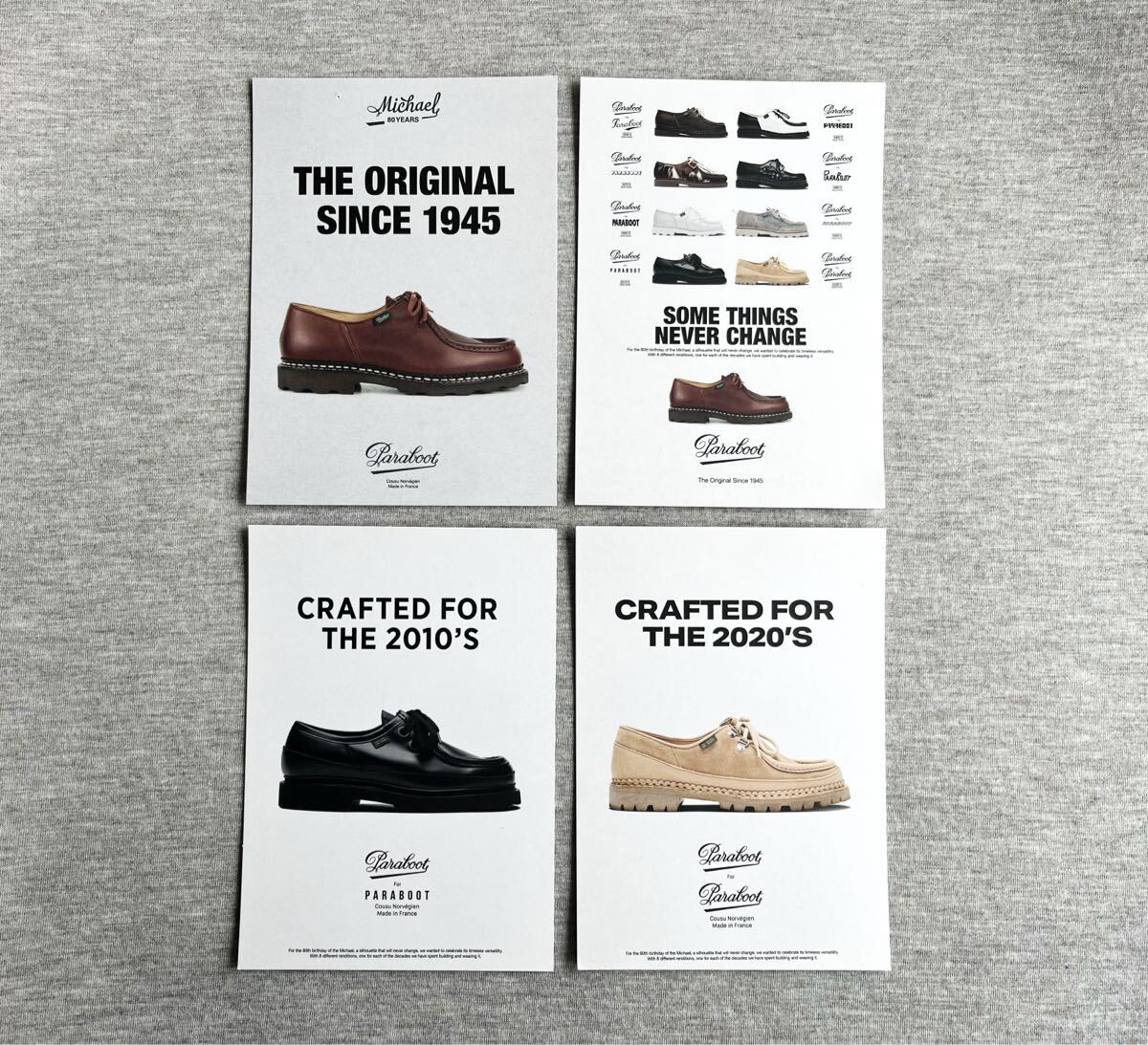 超激レア☆ミカエル80周年記念品★Paraboot MICHAELポストカード③ シャンボード CHAMBORD パラブーツ ミカエル ランス