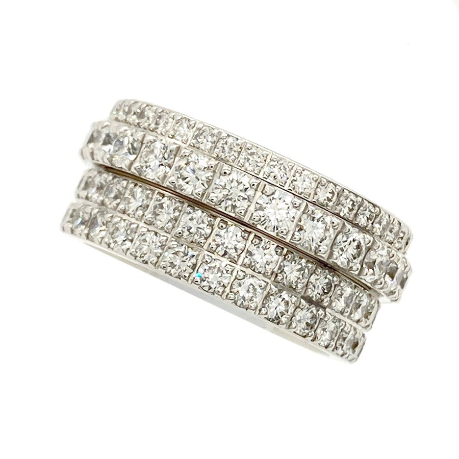 g20547　PIAGET　750(WG)　ポセション　エキセントリック　ダイヤ　リング　USED　美品　14.0g　#54