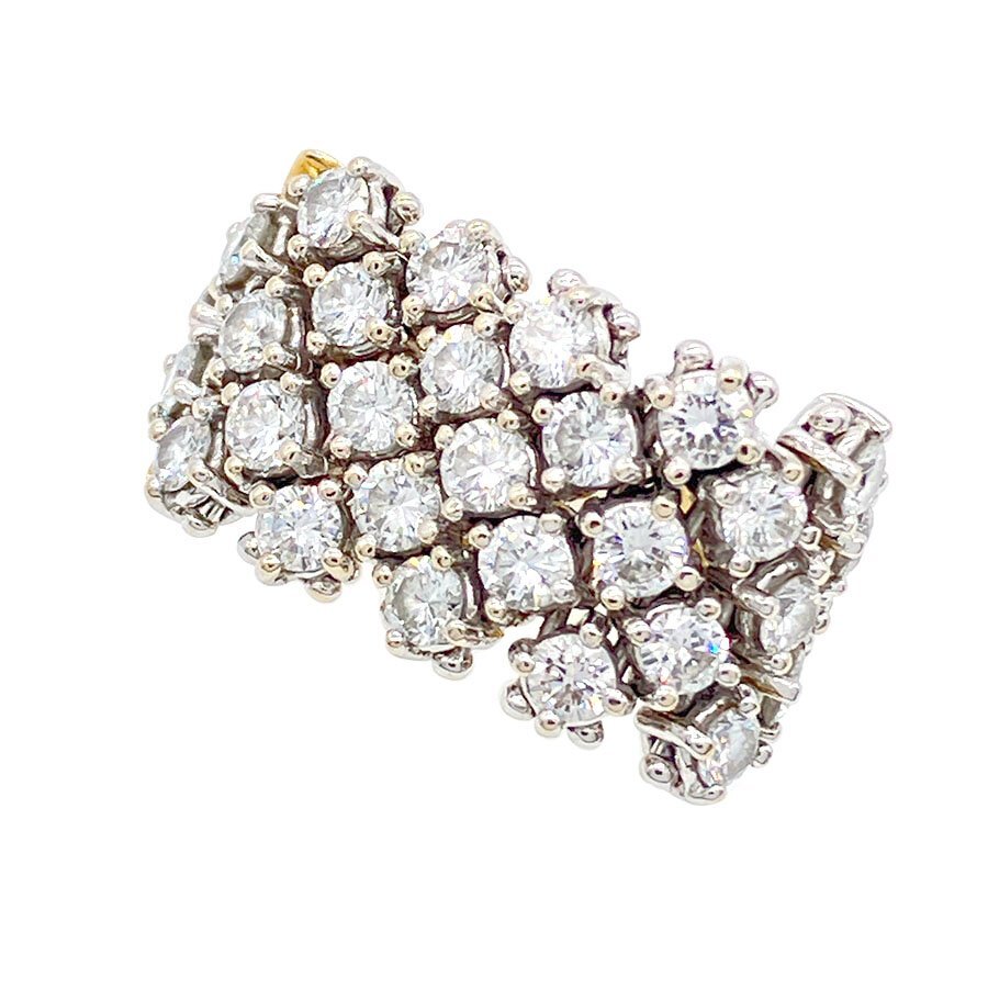 g21151　750(YG/WG)　D2.54ct　リング　USED　美品　10.8g　#14